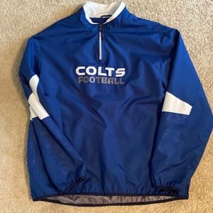 Reebok NFL Colts Football windbreaker/ pull over